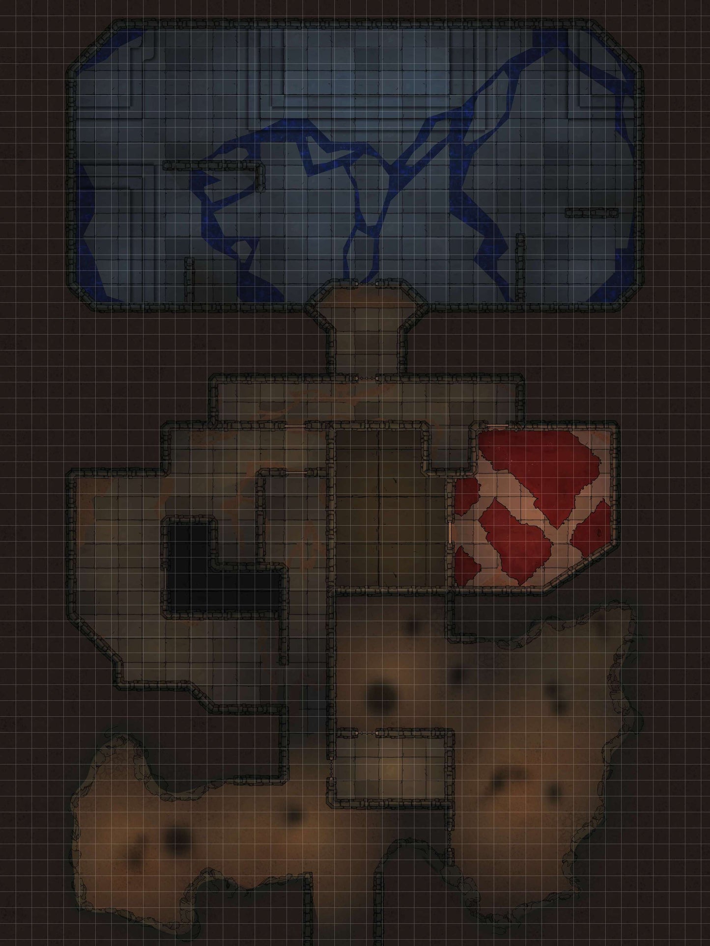 The GM's Kit 02 | Lurking Lairs & Dungeons | A Collection of 100 Maps with VTTs