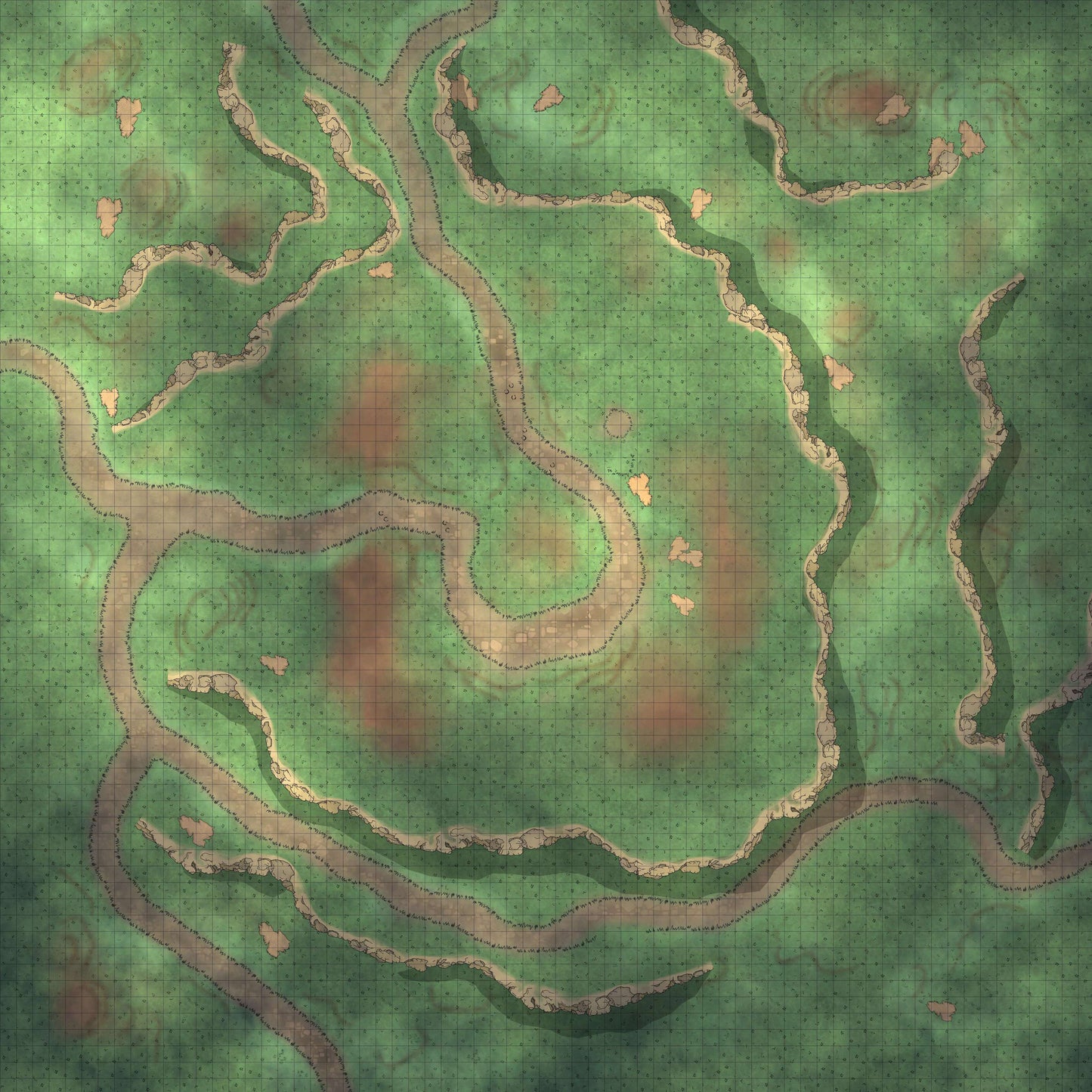 The GM's Kit 01 | Forests, Forts & Fields | A Collection of 100 Maps with VTTs