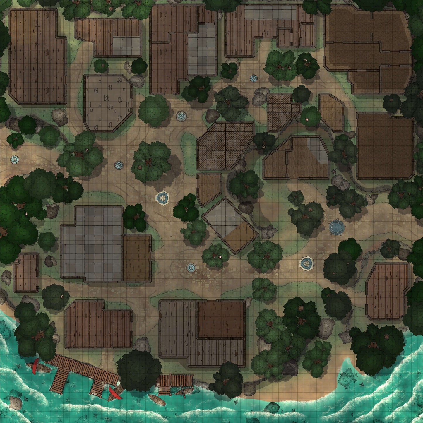 The GM's Kit 01 | Forests, Forts & Fields | A Collection of 100 Maps with VTTs