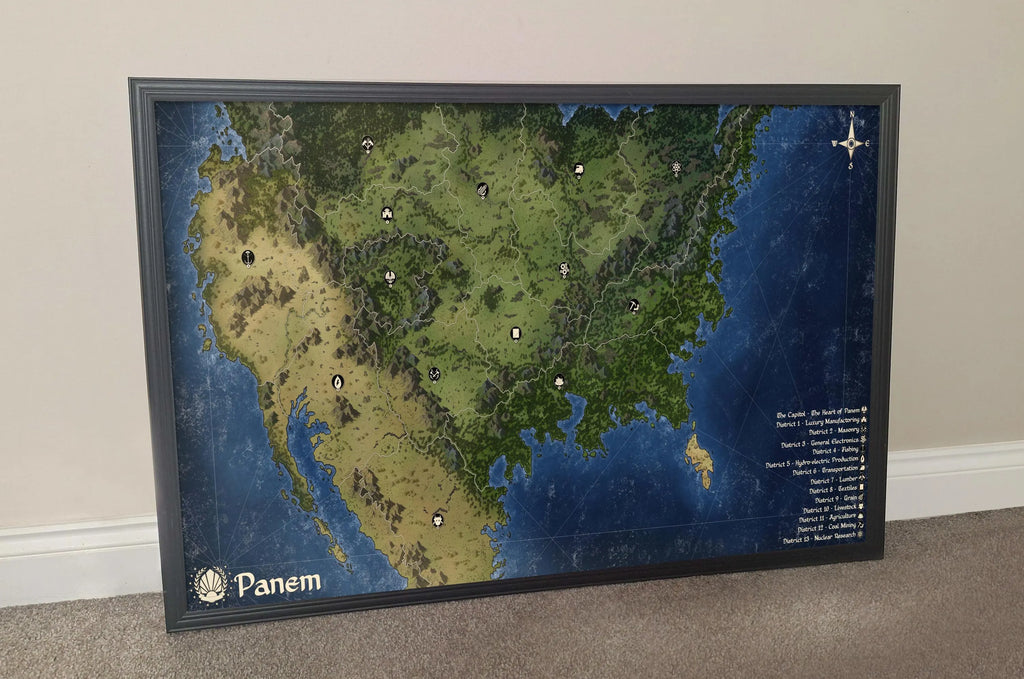 Panem | Alternate America | The Hunger Games World Map