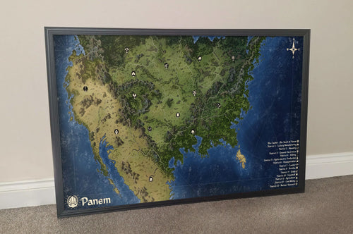Panem | Alternate America | The Hunger Games World Map